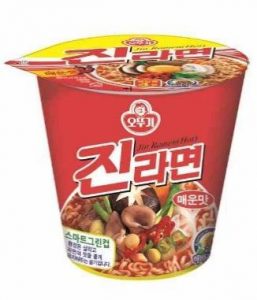 韓國不倒翁-金拉麵杯麵(辛辣)